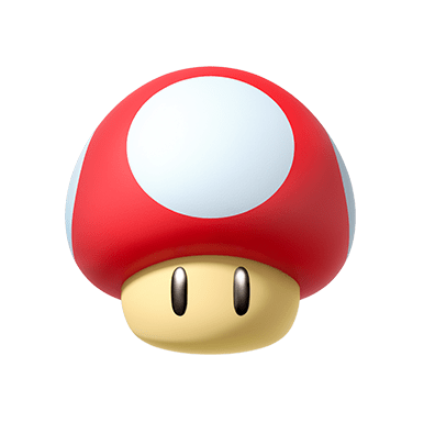 Mushroom item, Gives you a brief speed boost. 